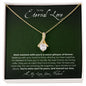 To My Wife, My Eternal Love - Glimpse of Forever - Alluring Beauty Necklace